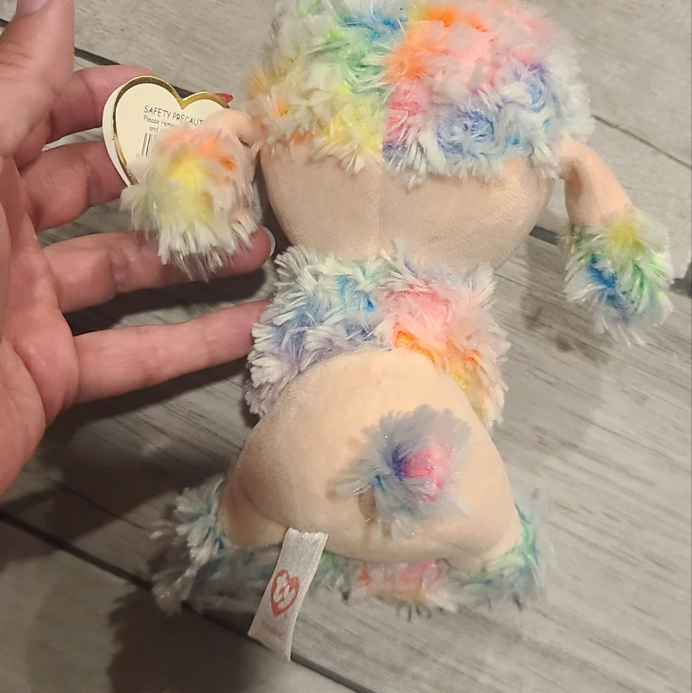 🍦 TY rainbow the lamb beanie boos🧋
